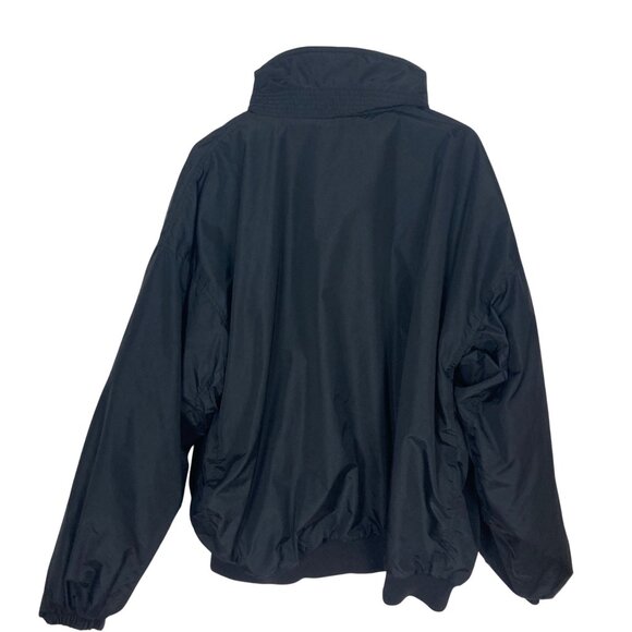 Vintage Columbia Block Island Ferry Jacket Mens XXL Black Fleece Lined Nautical - Picture 11 of 12